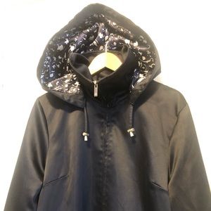 Dennis Basso Jacket with hoodie XL